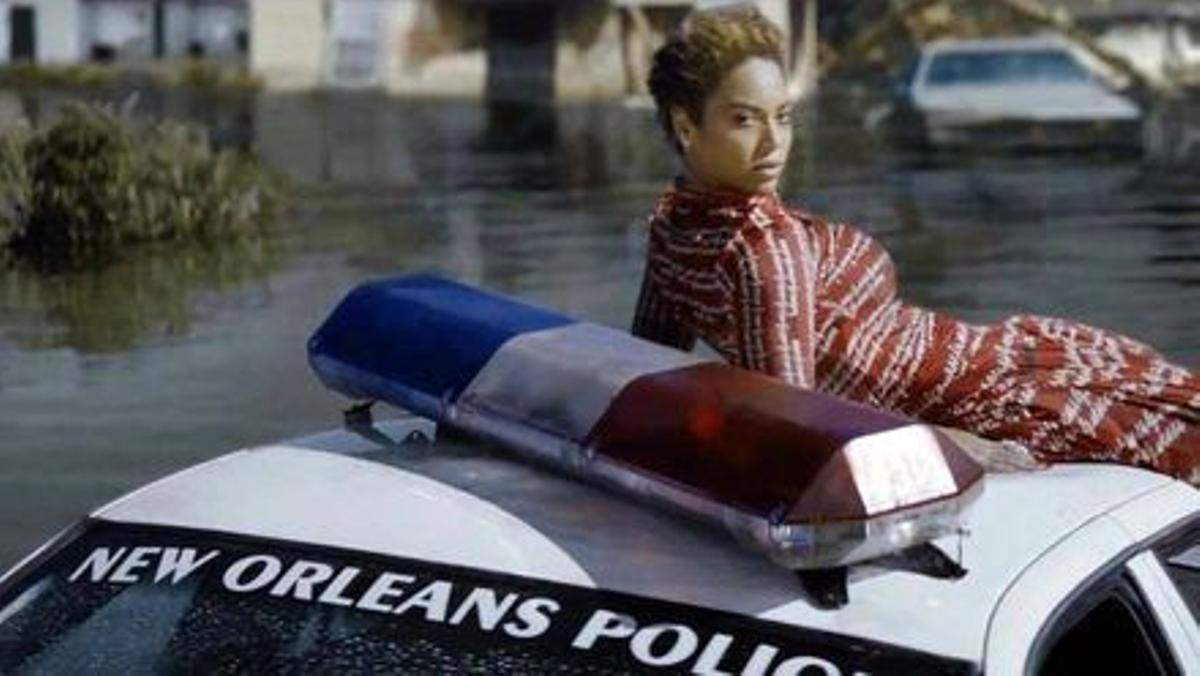 Beyoncé en el vídeo de 'Formation'.