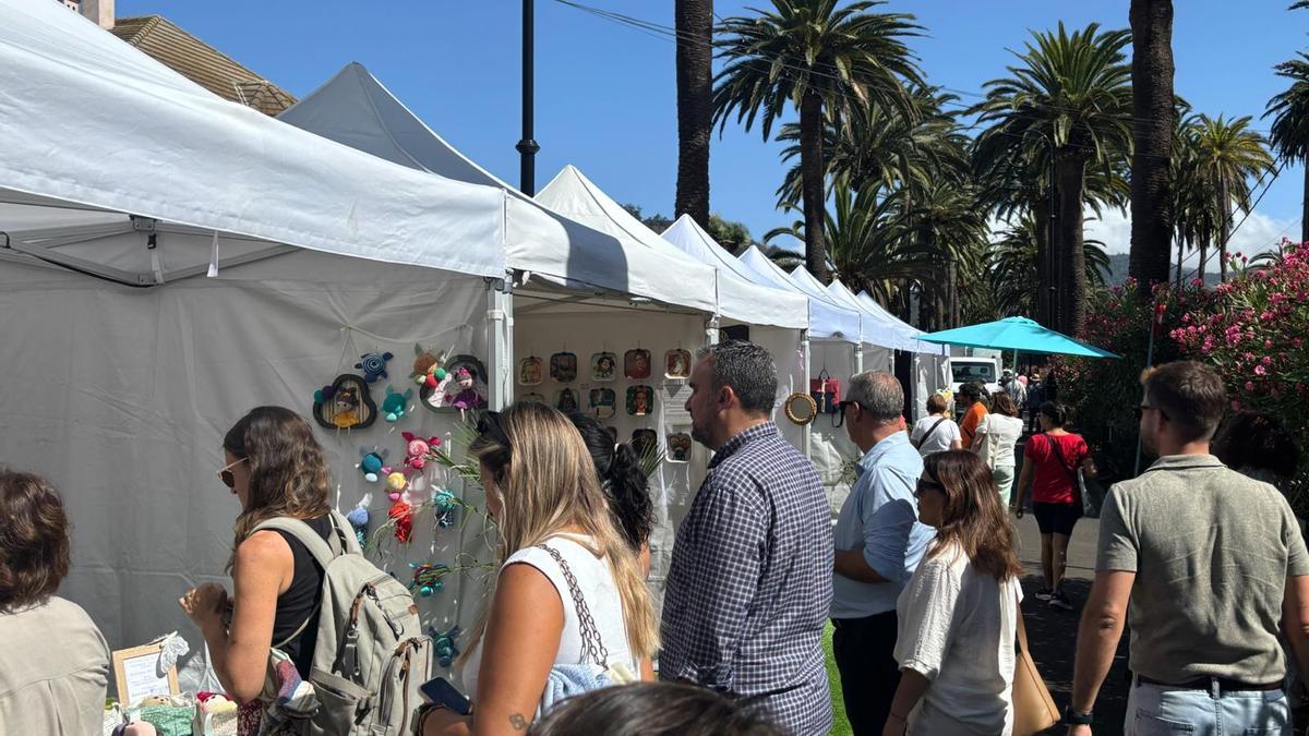Muestra de artesanía en La Laguna.