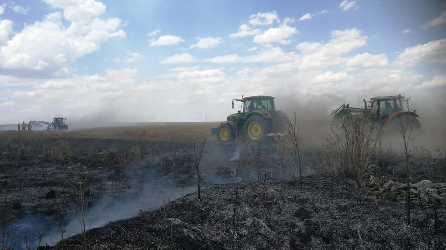 Sofocado un incendio en Cotanes del Monte