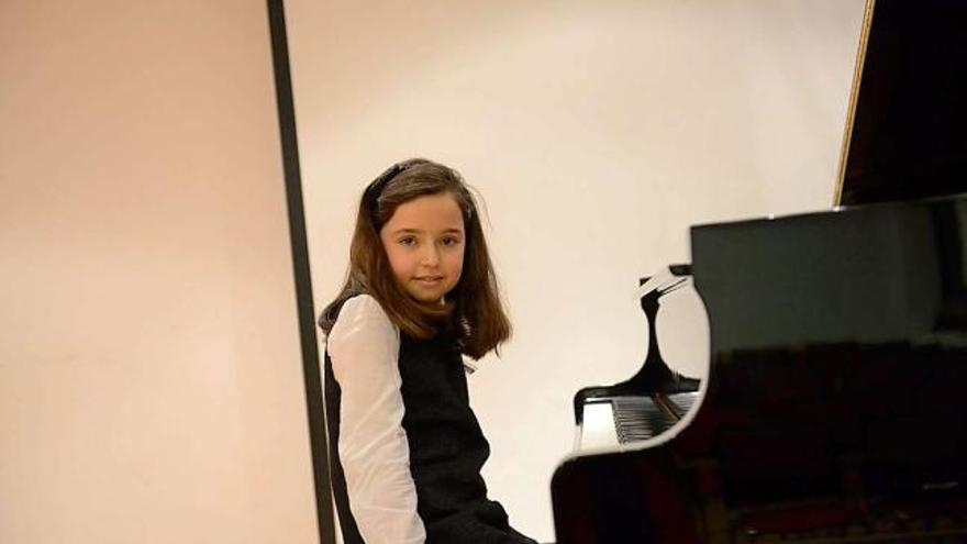 Concertista de piano a los 9 años