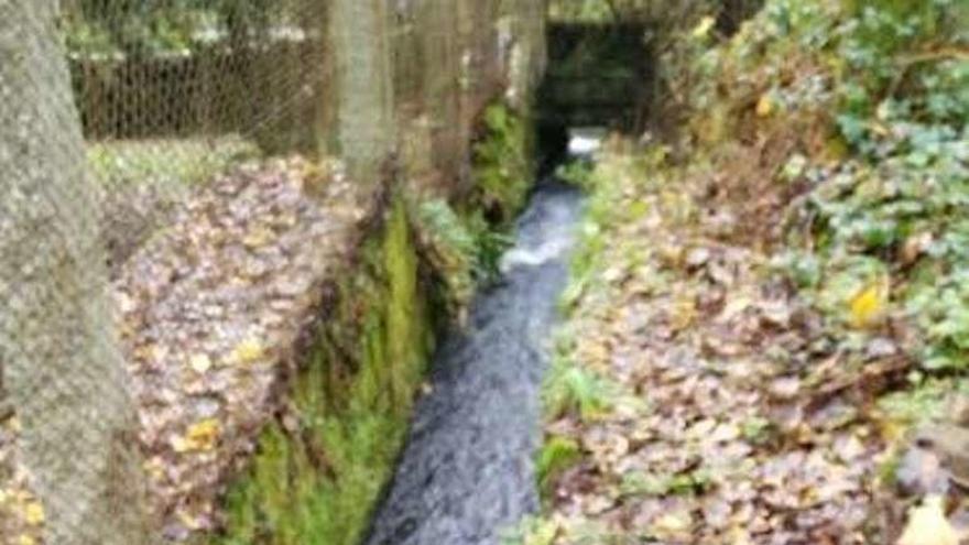 Canal de agua de la Fábrica de papel.  // FdV