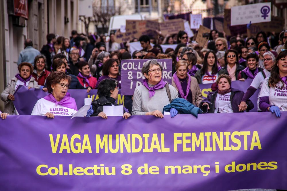 Movilización feminista en Alcoy