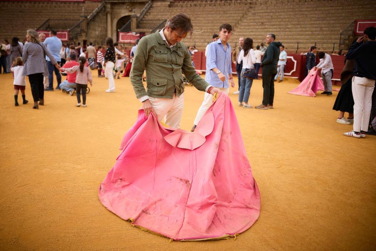 Jornadas de toreo de salón en La Maestranza, organizada por Lances de Futuro.