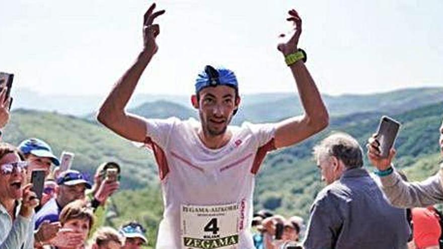 El ceretà va conquerir la marató de muntanya Zegama-Aizkorri després de dos anys sense competir