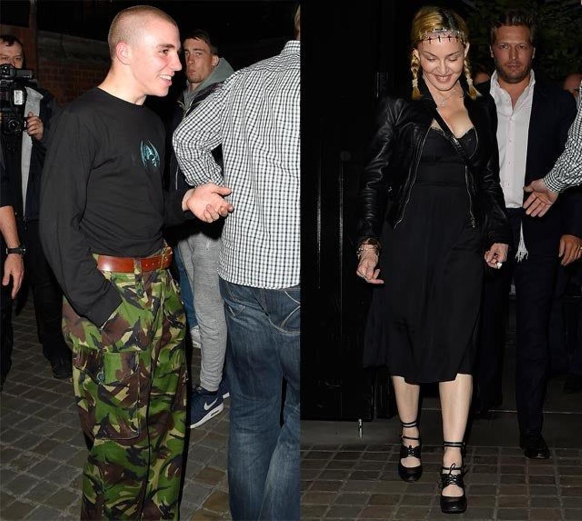 Madonna y Rocco, juntos en la noche londinense