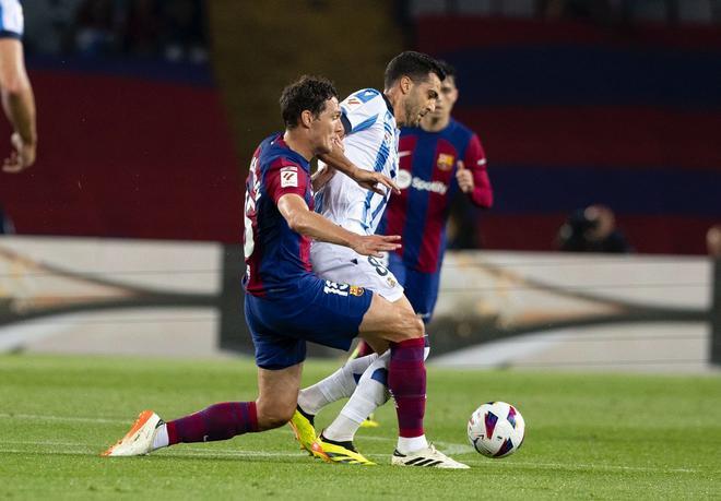 FC Barcelona - Real Sociedad, el partido de la liga EA Sports, en imágenes