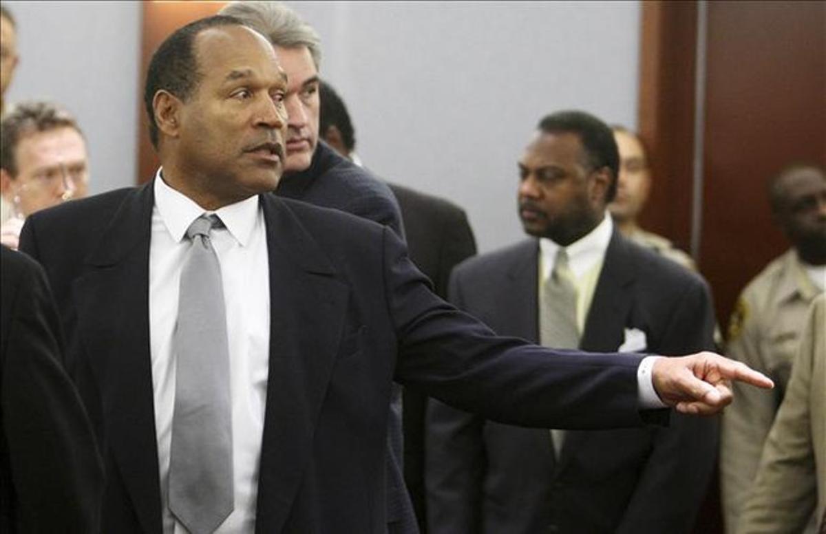 O. J. Simpson, durant el judici.