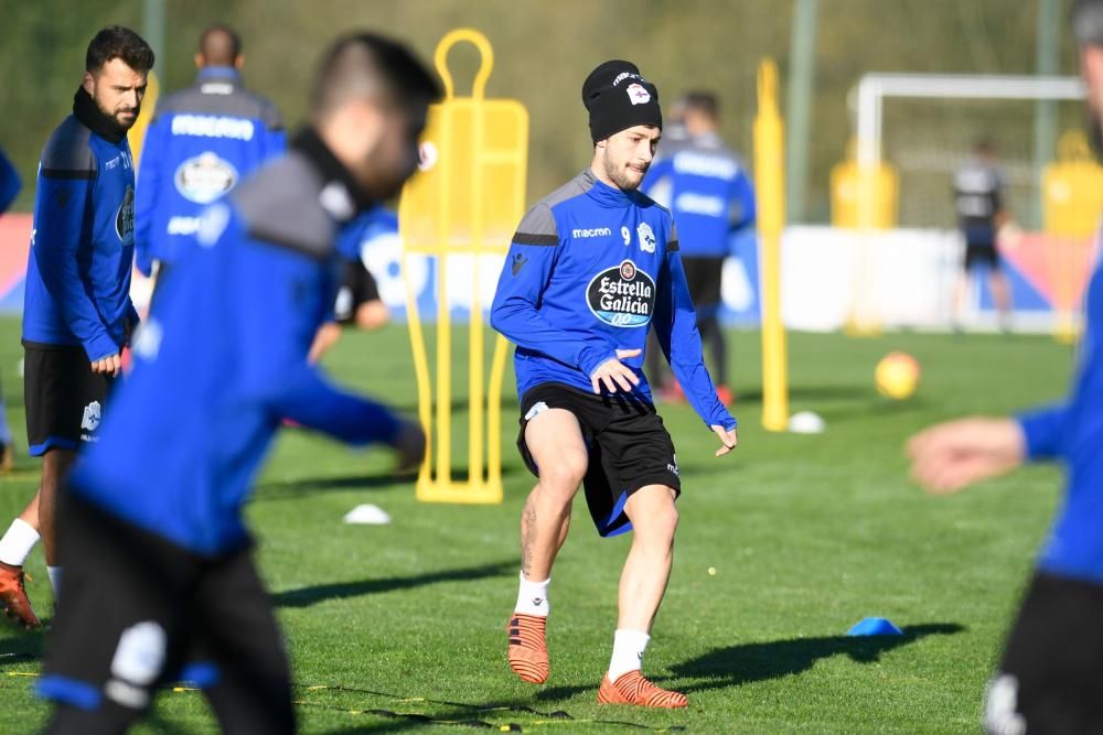 Cristóbal prueba a Valentín, con Juanfran de baja