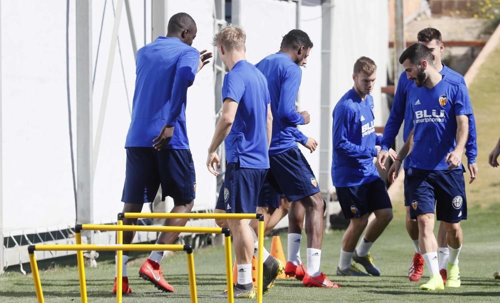 Último entrenamiento antes de viajar a Krasnodar