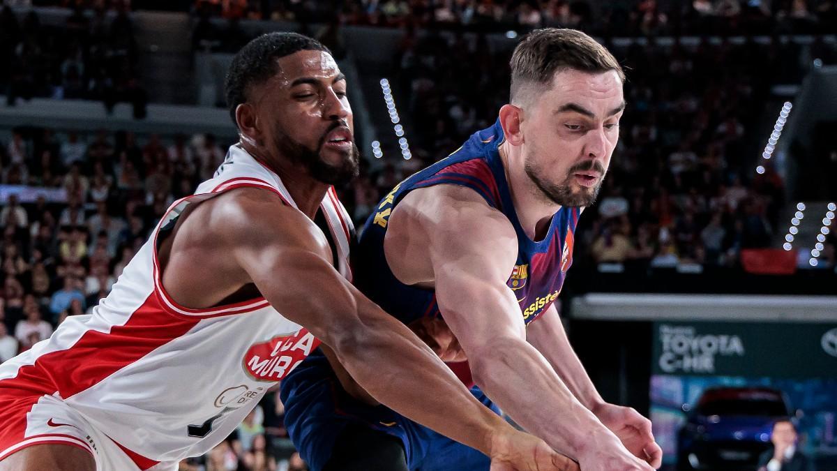 David DeJulius, en un partido contra el Barça