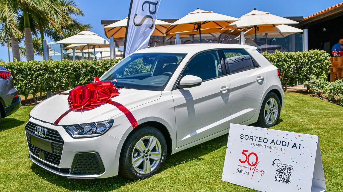 Reluciente Audi A1 que irá destinado a un leal cliente de Grupo Sabina.