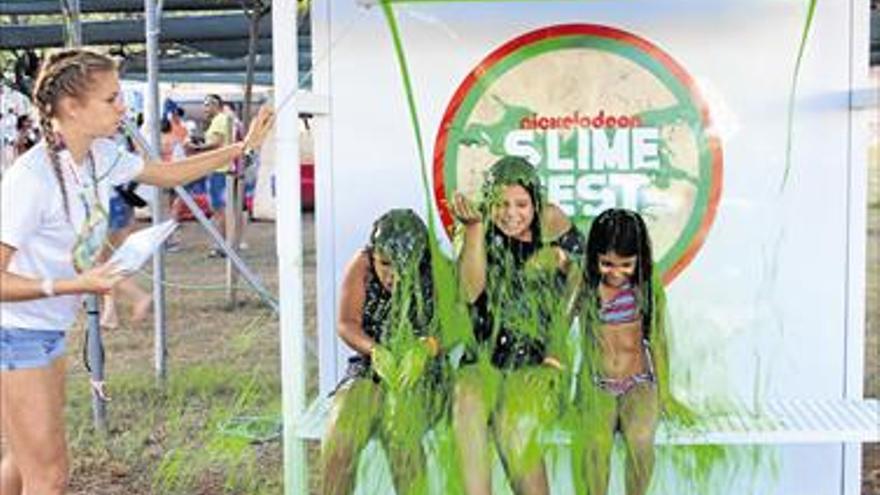 Los niños vibran en Benicàssim con el Nickelodeon Slim Fest