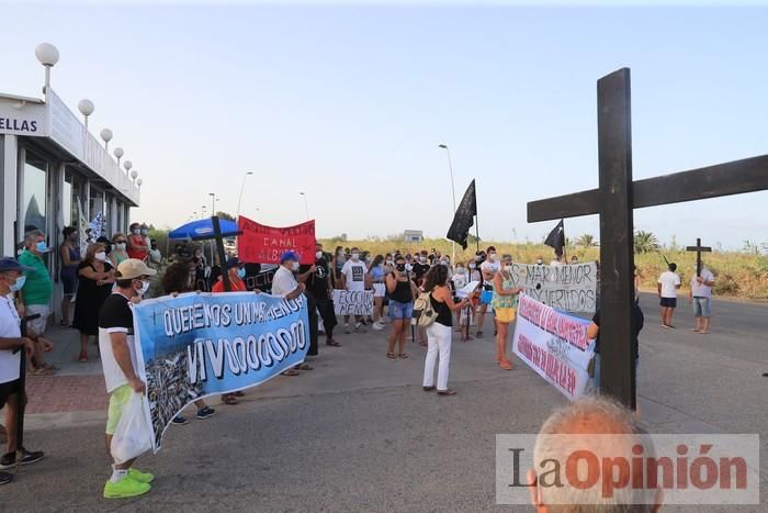 Protesta contra el estado del Mar Menor