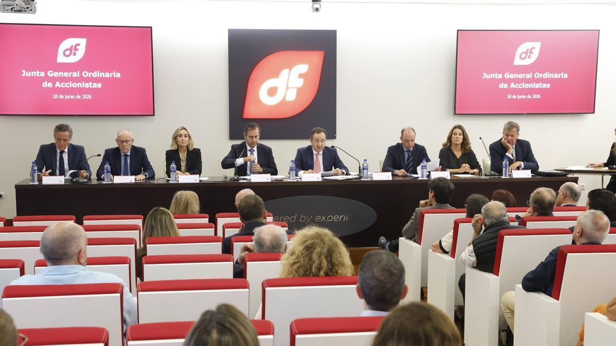 Una pasada junta de accionistas de Duro Felguera.