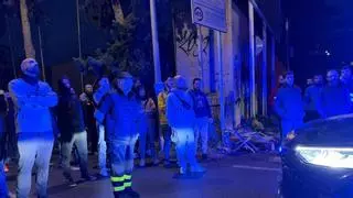 Detenido por embestir con su coche a un piquete de trabajadores del metal en los accesos a Navantia en Cartagena
