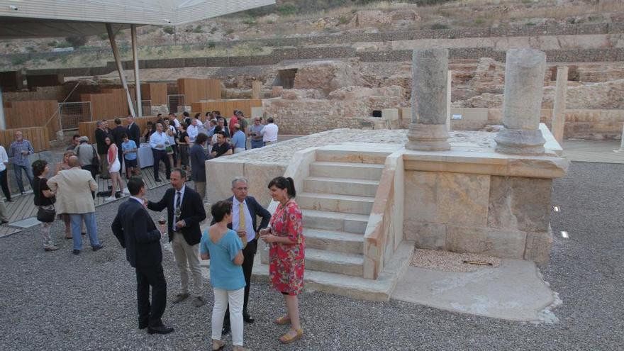 El santuario dedicado a la diosa Isis se inauguró ayer en el Barrio del Foro Romano.