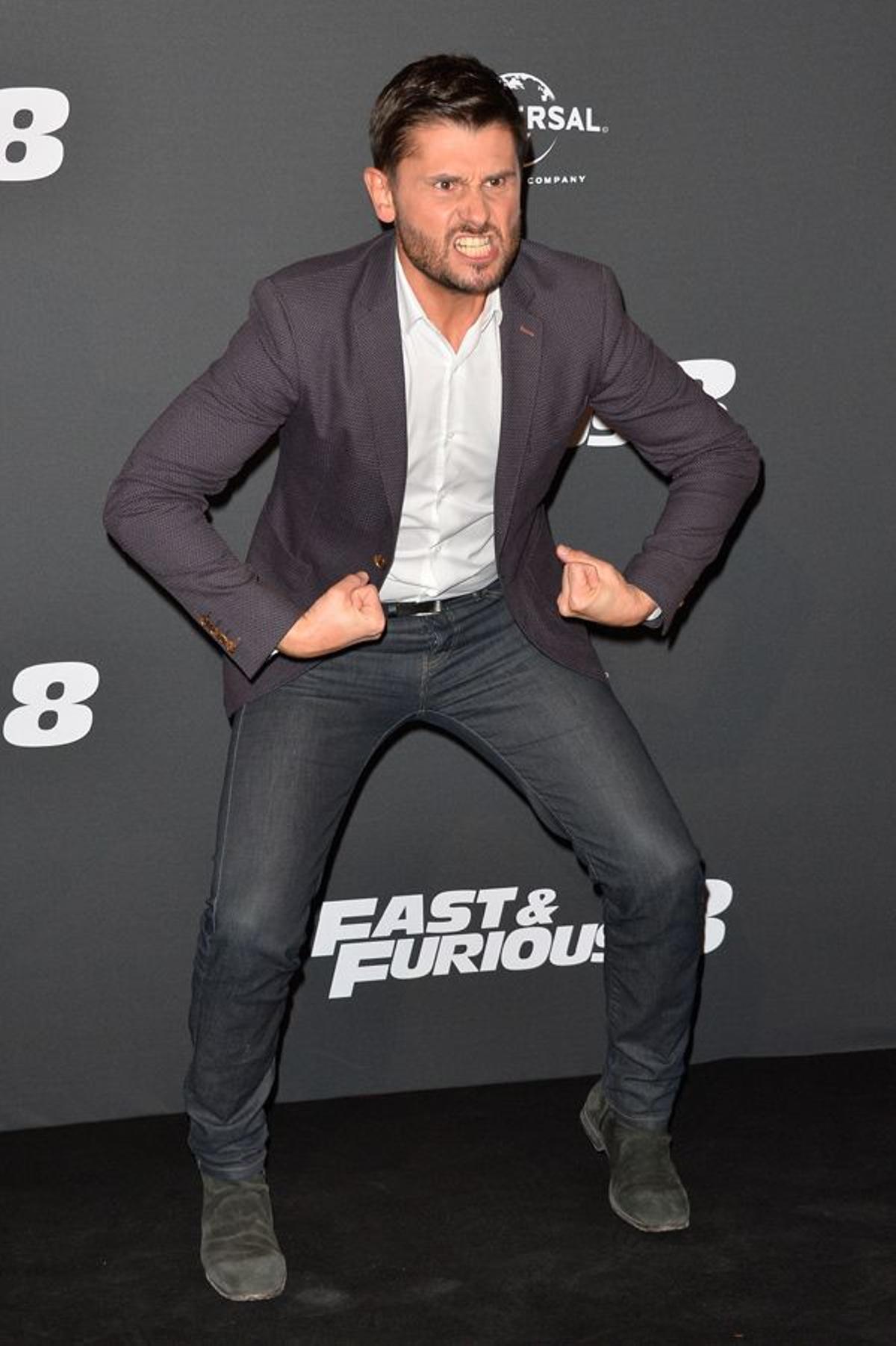 Christophe Beaugrand en la premiere de 'Fast &amp; Furious 8'