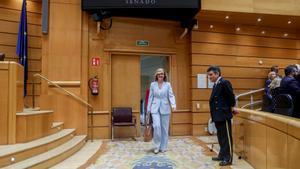 La ministra Portavoz y de Educación y Deporte, Pilar Alegría,