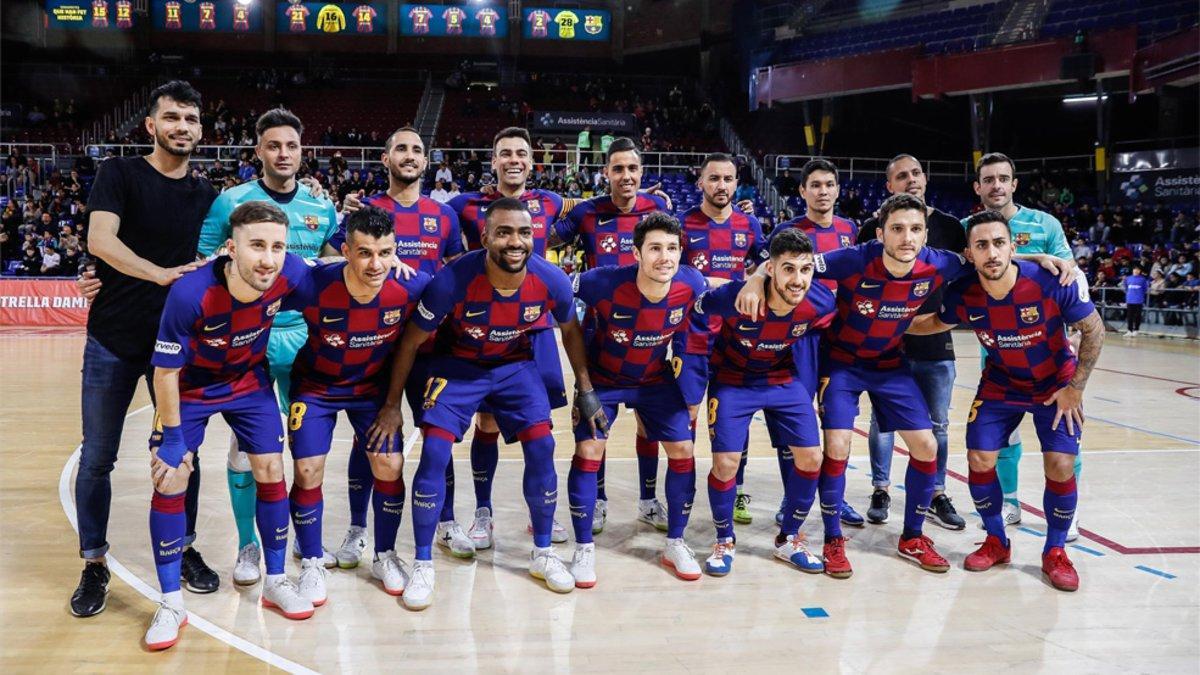 El Barça de fútbol sala estará una vez más en la lucha por el título de la Liga