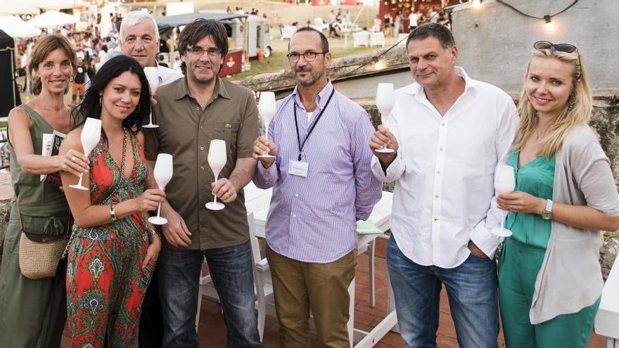 Puigdemont visita el White Summer festival de Pals