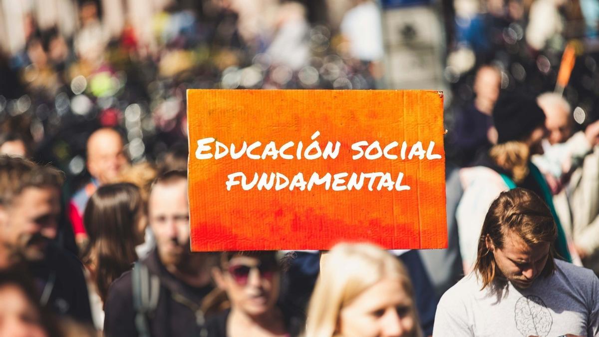 Movilización de educadores sociales