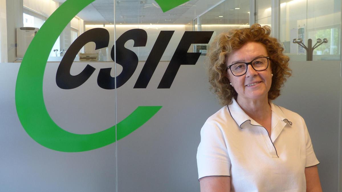 Josefa Díaz, responsable del sector de Sanidad de CSIF Córdoba.
