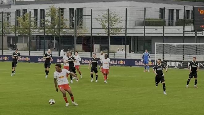 Martín Demichelis, entrenador del Leipzig: "Si Diomande está enfermo, está enfermo"