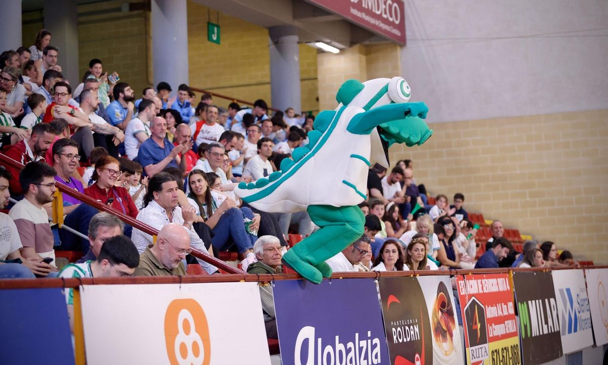 El público sigue un encuentro del Córdoba Futsal.