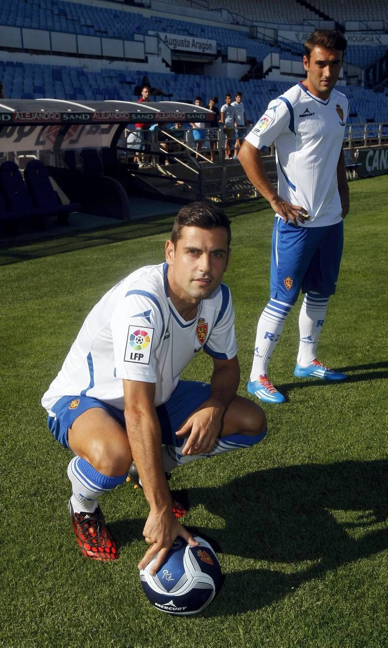 Presentación de Eldin y Dorca como nuevos jugadores del Real Zaragoza