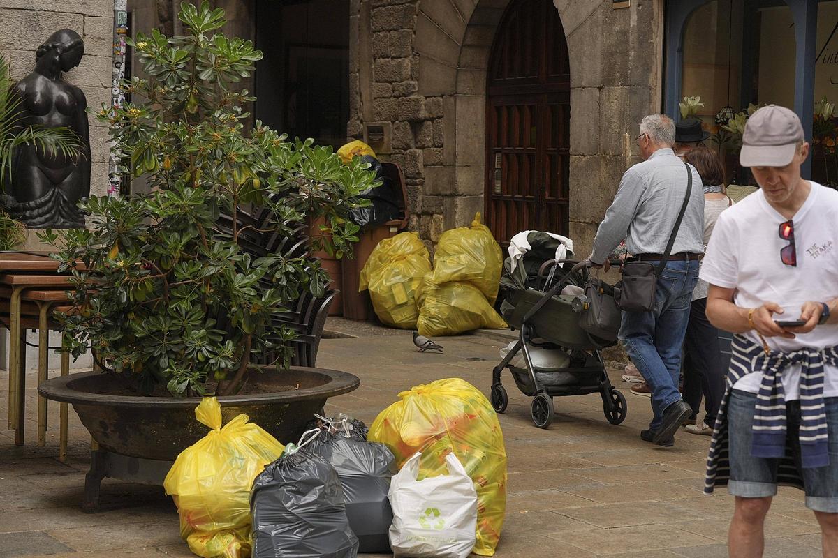 Les imatges dels efectes de la vaga d'escombriaires a la ciutat de Girona