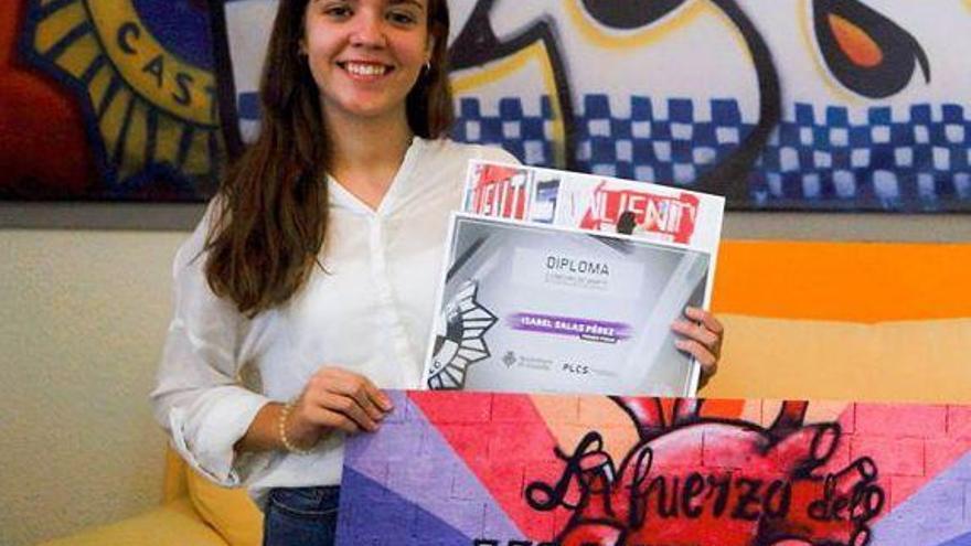 Isabel Salas gana el II Concurso de Grafiti de la Policía Local de Castellón