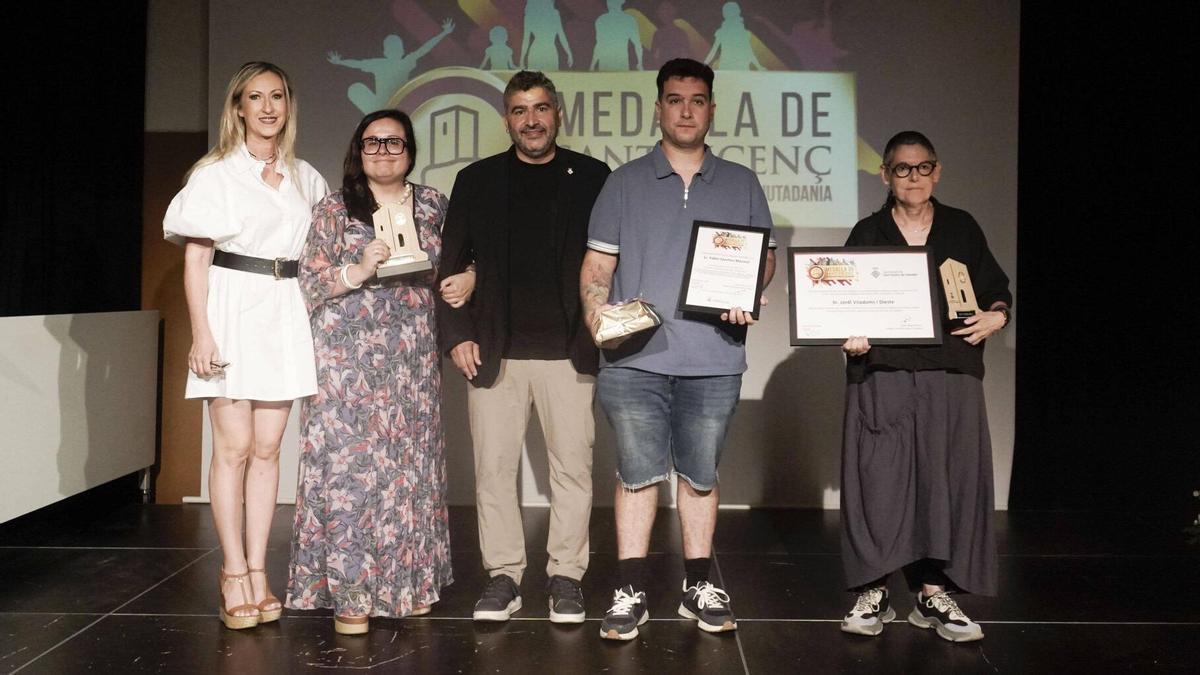 Homenatge de Sant Vicenç a Jordi Viladoms i Pere Guiu