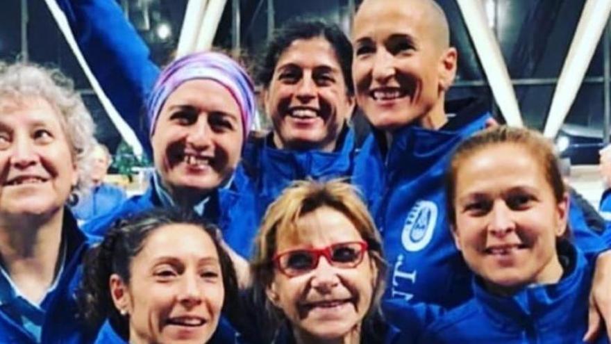 Equip màster femení de l&#039;Avinent CA Manresa a Sabadell