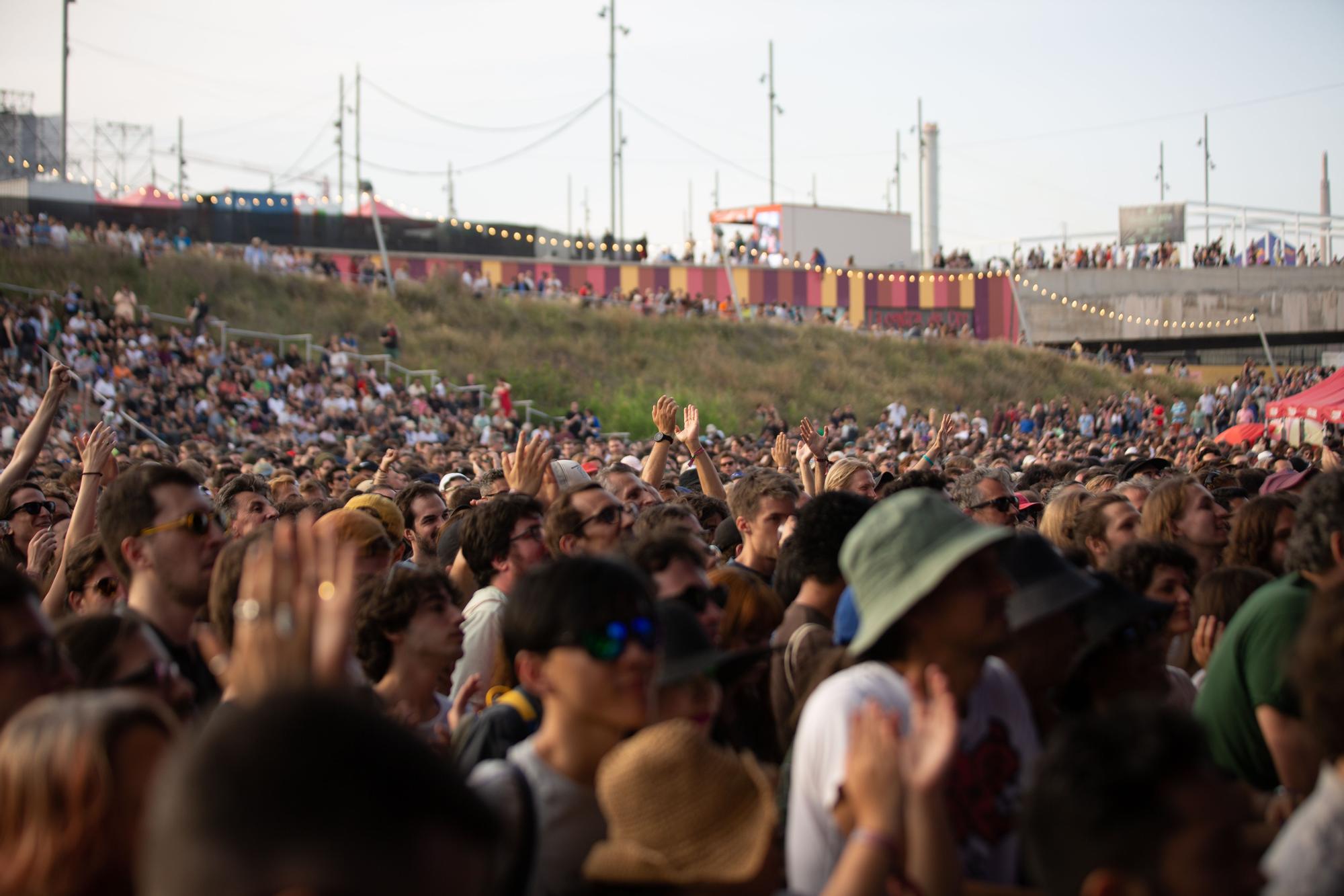 Asistentes al Primavera Sound, en el Parc del Fòrum