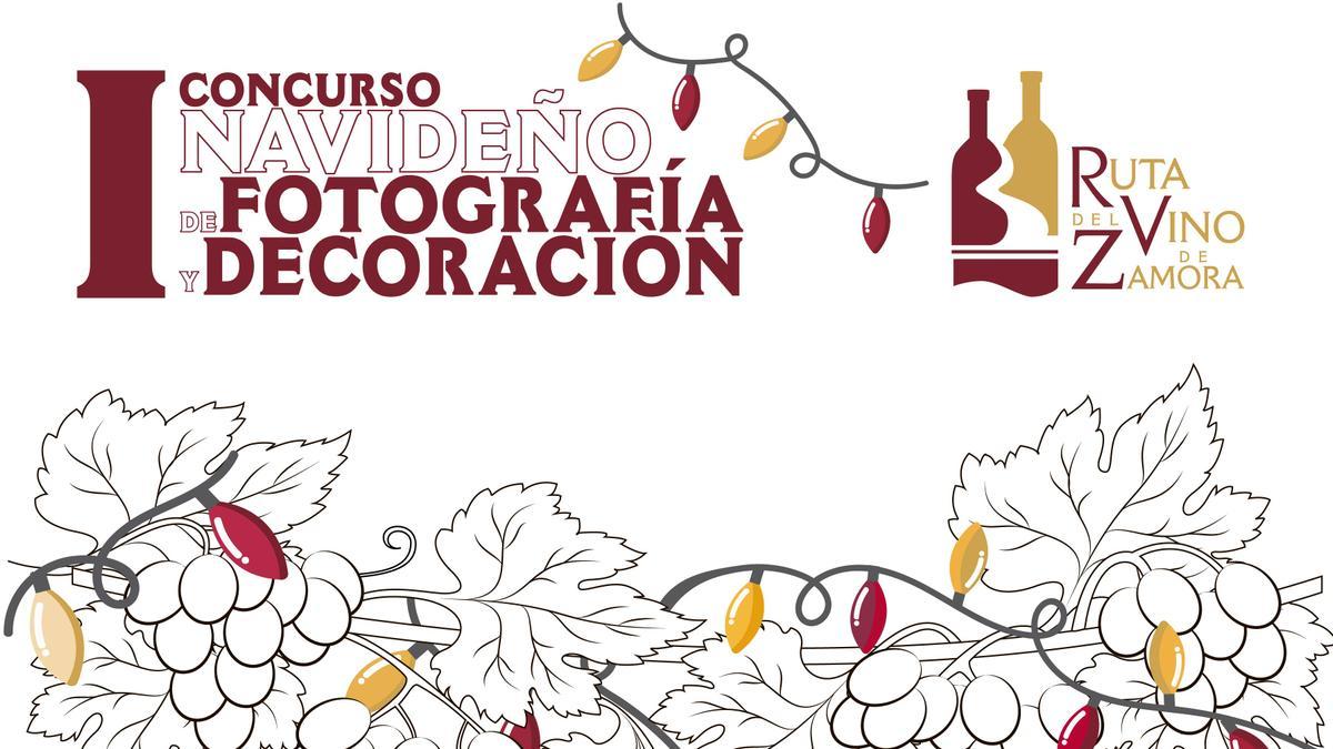 Cartel del concurso defotofrafía de la Ruta del Vino de Zamora