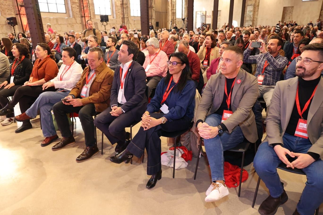 Leire Pajín abre el congreso provincial del PSOE alicantino celebrado en Alcoy