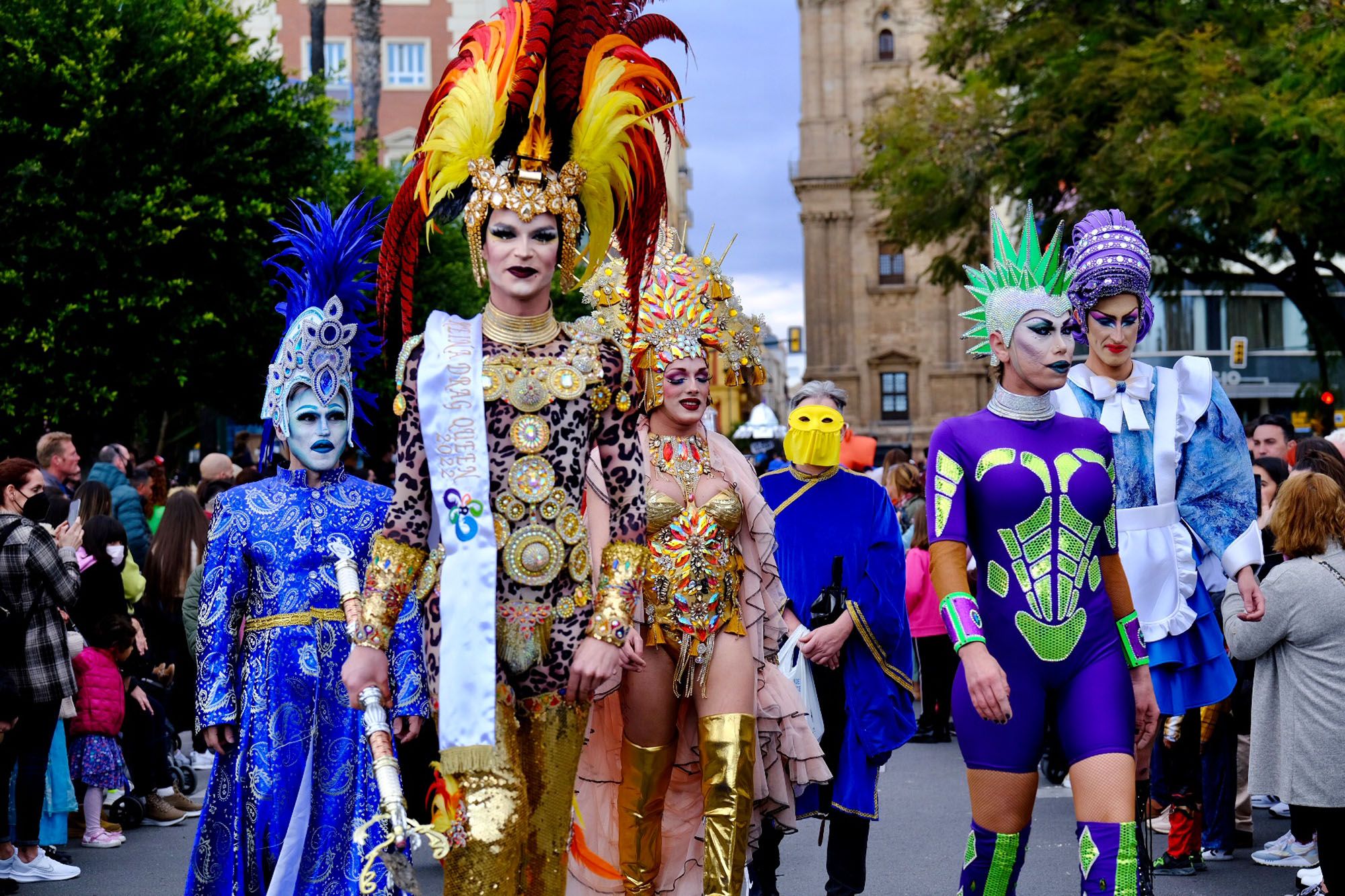 Las imágenes del Entierro del Boquerón del Carnaval de Málaga 2022