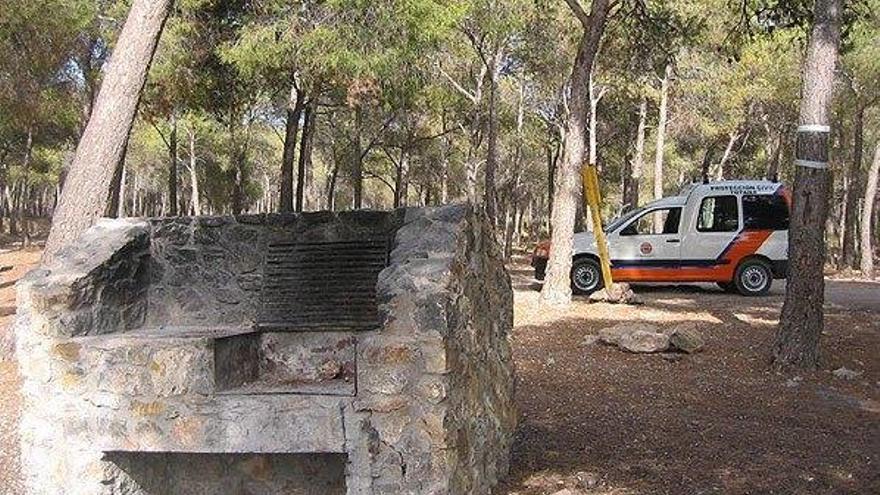 Una barbacoa de Sierra Espuña