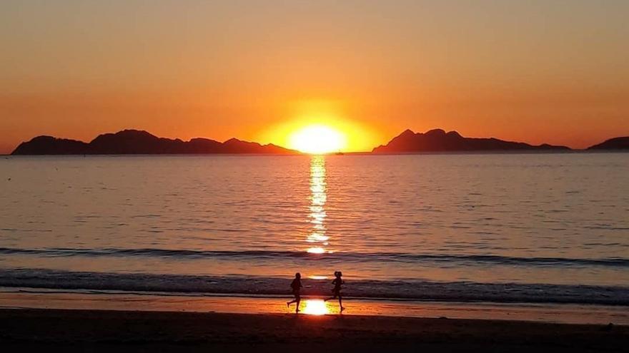 Playa de Samil, Vigo. Foto de @ALCALDEJOS