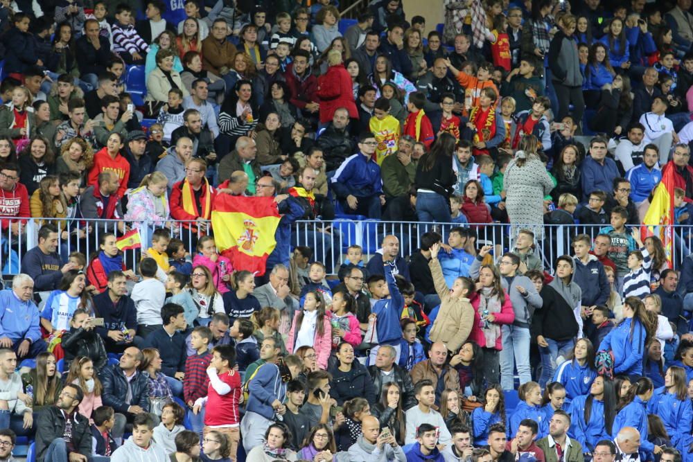 Entrenamiento y rueda de prensa de la Selección Española en Málaga