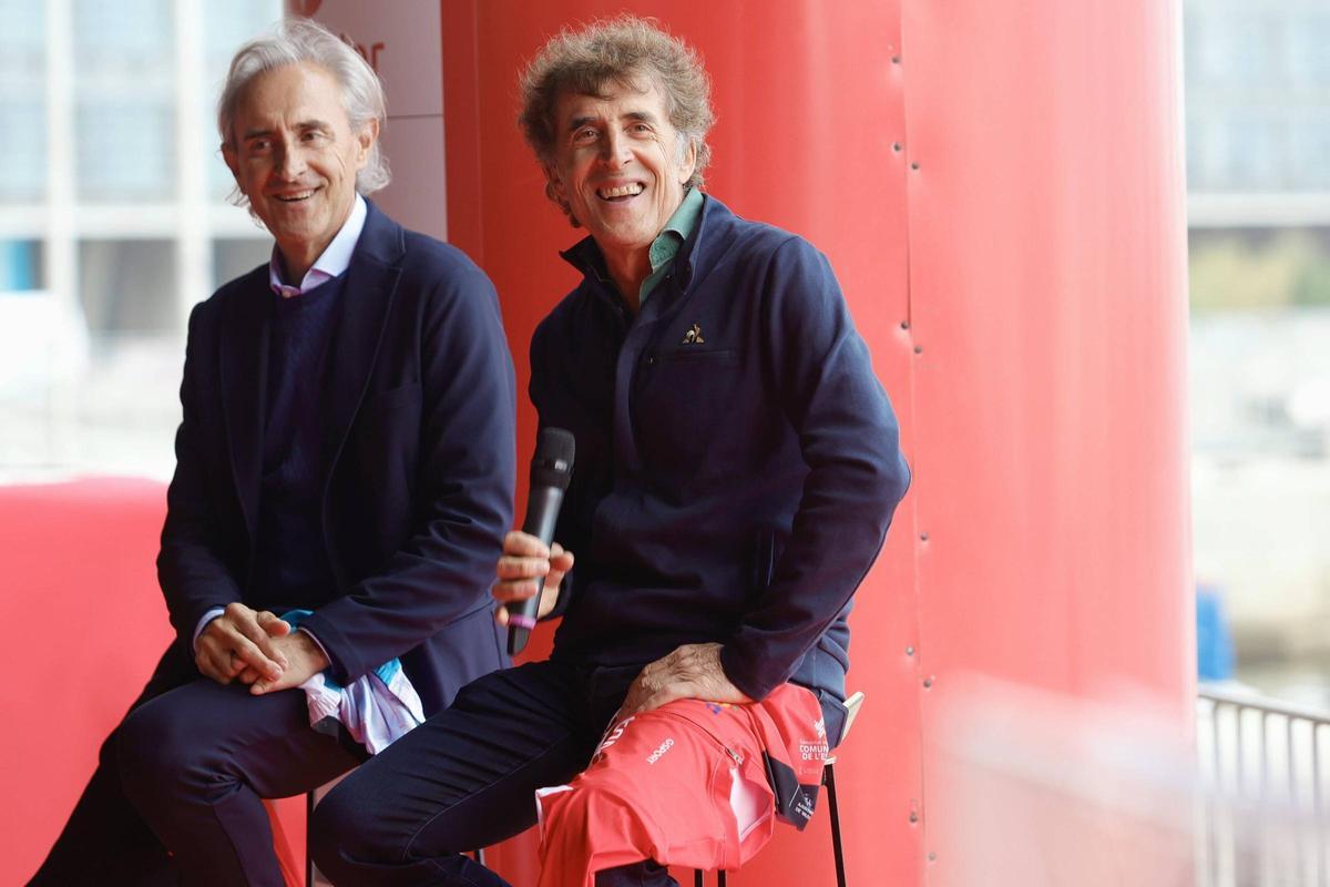 Perico Delgado y Javier Castellar