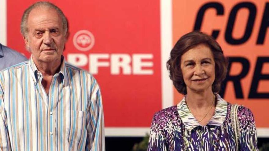 Don Juan Carlos y doña Sofía, en una imagen de archivo.