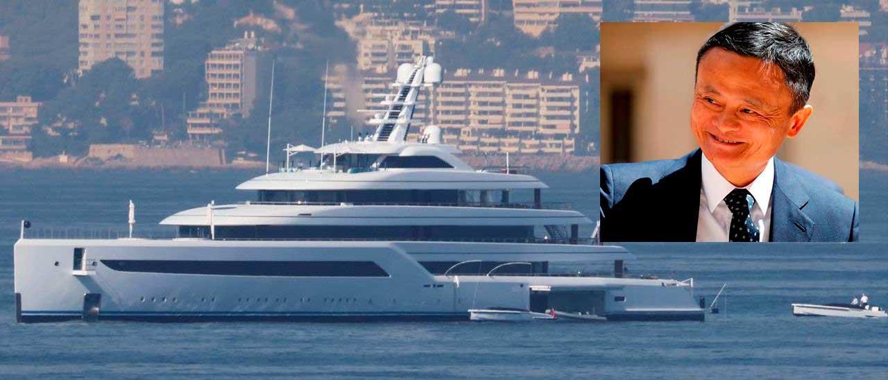 Jack Ma, el multimillonario chino que navega por aguas de Mallorca.