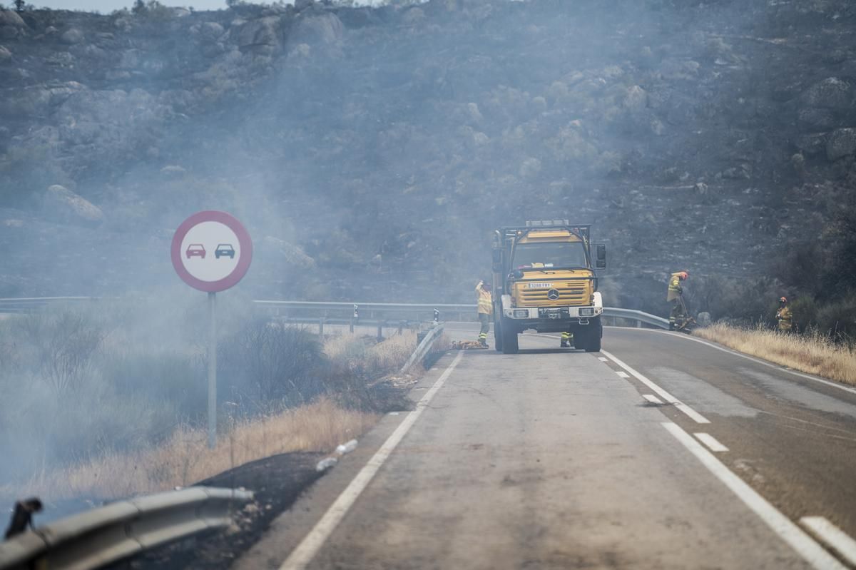 Fotogalería | Así ha sido el incendio forestal en Garrovillas de Alconetar