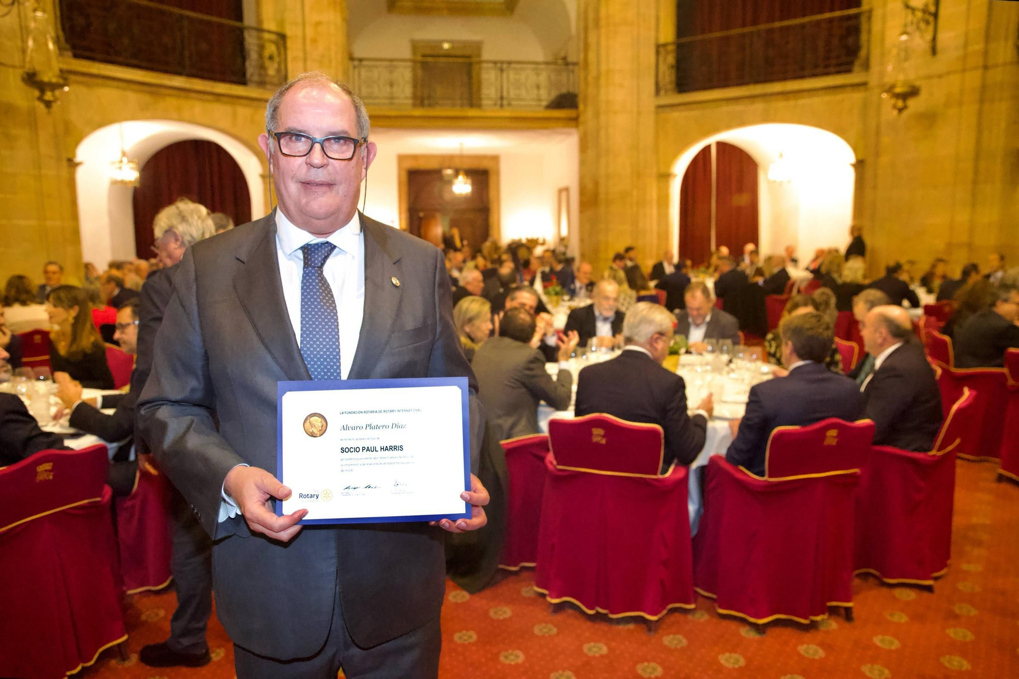 En imágenes: Entrega del premio "Paul Harris" del Rotary Club al empresario Álvaro Platero