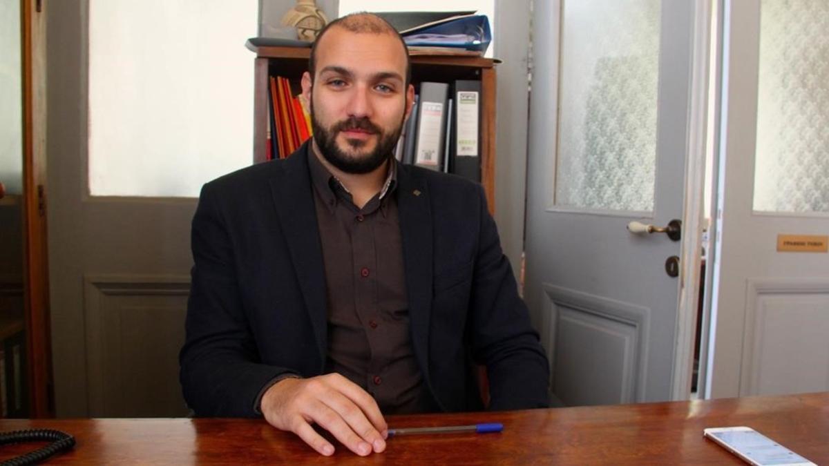 Marios Andriotis, portavoz del Ayuntamiento de Lesbos.