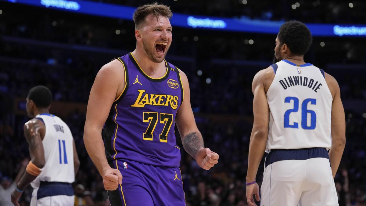 Luka Doncic se enfrentó por primera vez a Dallas Mavericks.