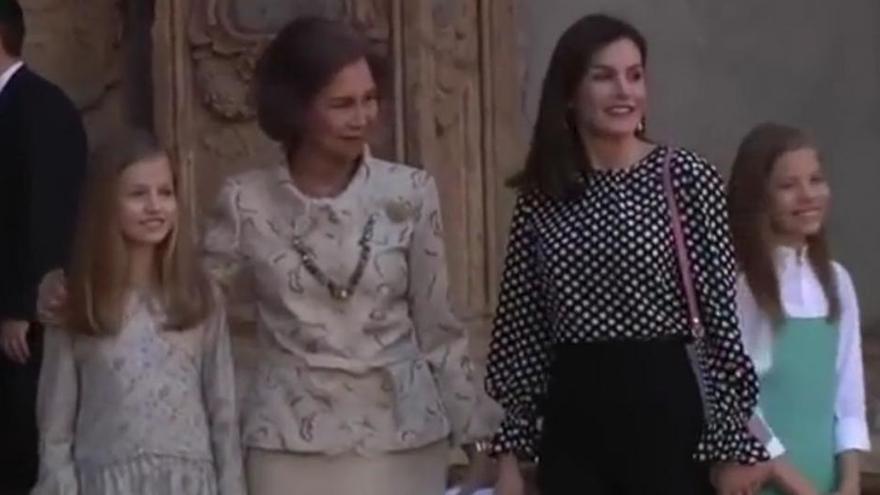 Letizia reaparece tras la polémica