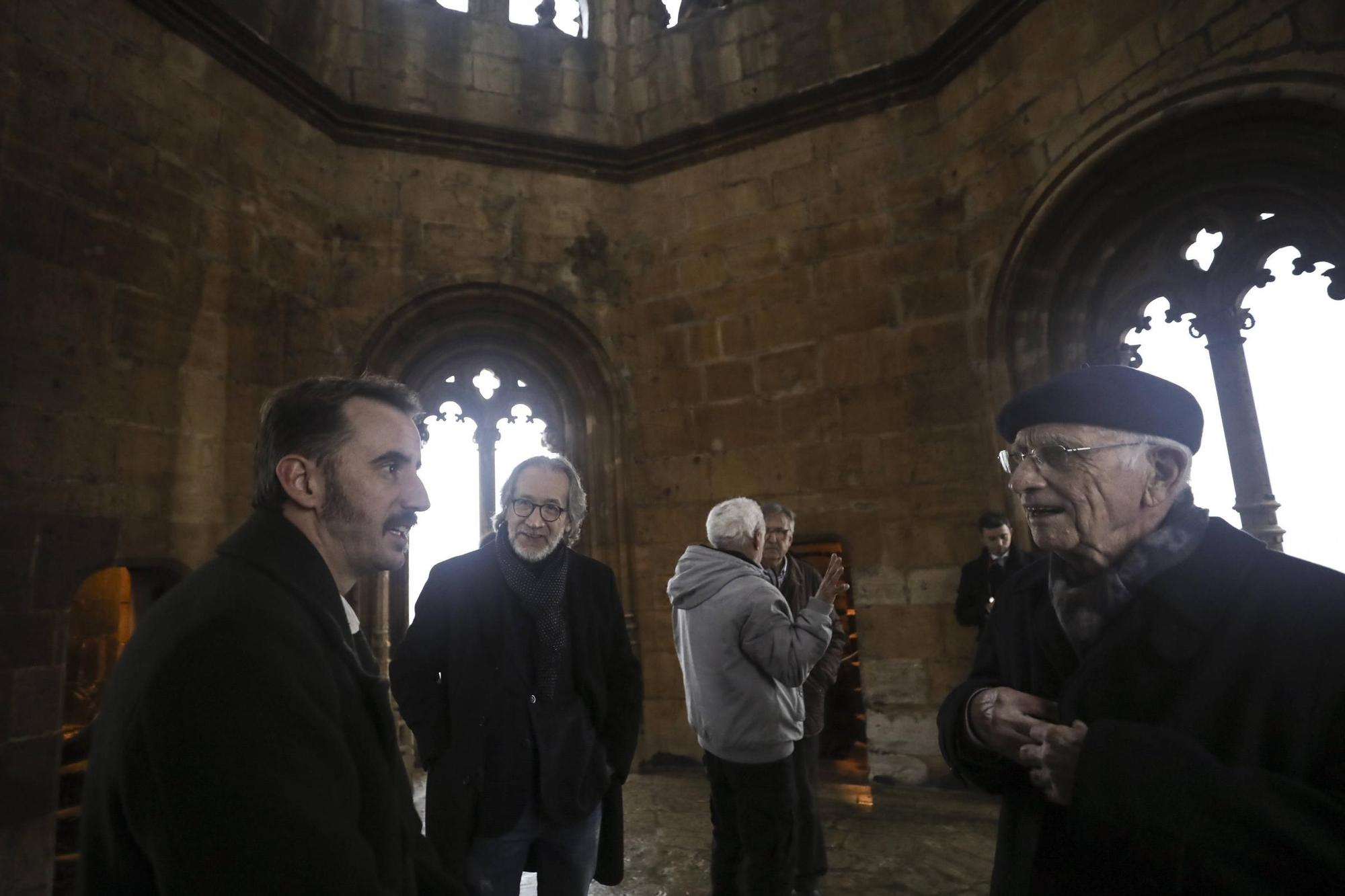 En imágenes: Visita de Jean-François Botrel a la catedral de Oviedo