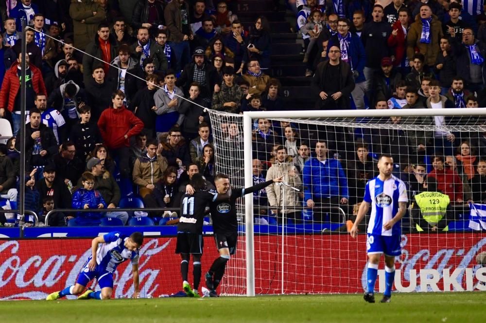 El Dépor cae ante el Celta en Riazor